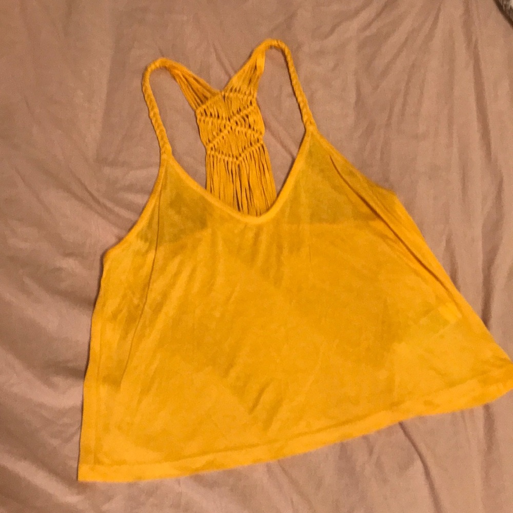 Yellow swing tank top